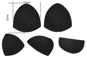 Чашечки корсетные с равномер. наполнением р. 12 (черный)