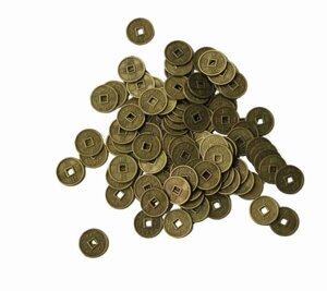 Монисты (монетки пришивные) россыпью d-13мм (бронза)