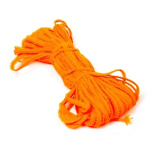 Тесьма отделочная (шнур) Сороконожка, шир 5мм, 25м (оранжевый)