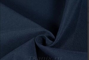 Ткань Грета шир 1,5м (темно-синяя)