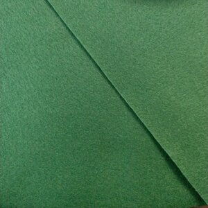 Фетр листовой жесткий А4, 20х30см, толщина 1мм, уп. 10 листов (зеленый)