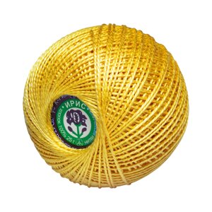 Нитки для вязания Ирис (100% хлопок) 20х25г/150м (желтый)