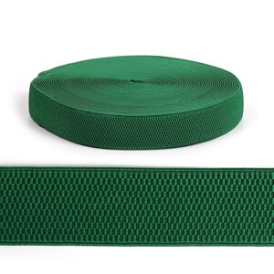 Резинка помочная шир.40мм рул.25м (зеленый)