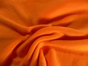 Ткань флис 240гр/м2 шир 1,5м (оранжевый)