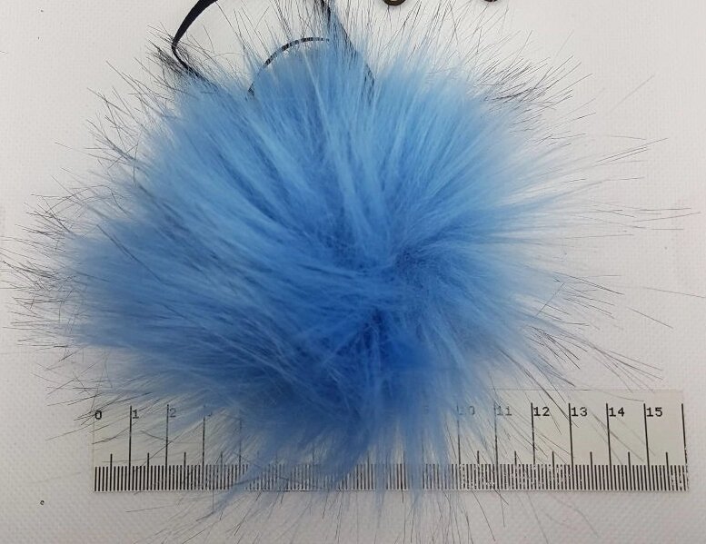 Помпон 12мм (голубой) от компании Магазин ШвейМаг - фото 1