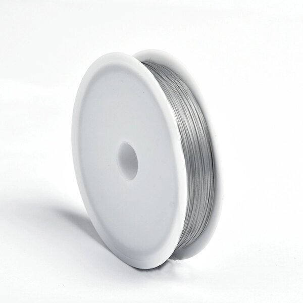 Проволока 0,3мм, 50м (серебро) от компании Магазин ШвейМаг - фото 1