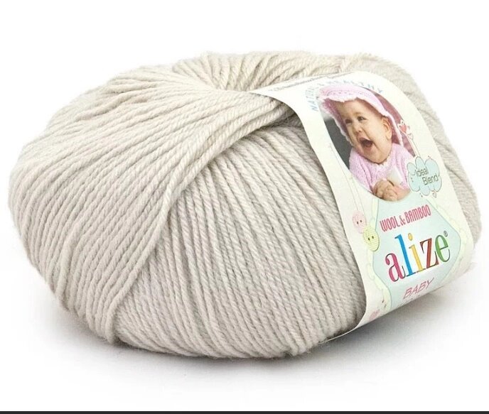 Пряжа ALIZE Baby Wool (бежевый) от компании Магазин ШвейМаг - фото 1