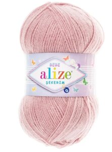 Пряжа ALIZE Sekerim Bebe (розовый)