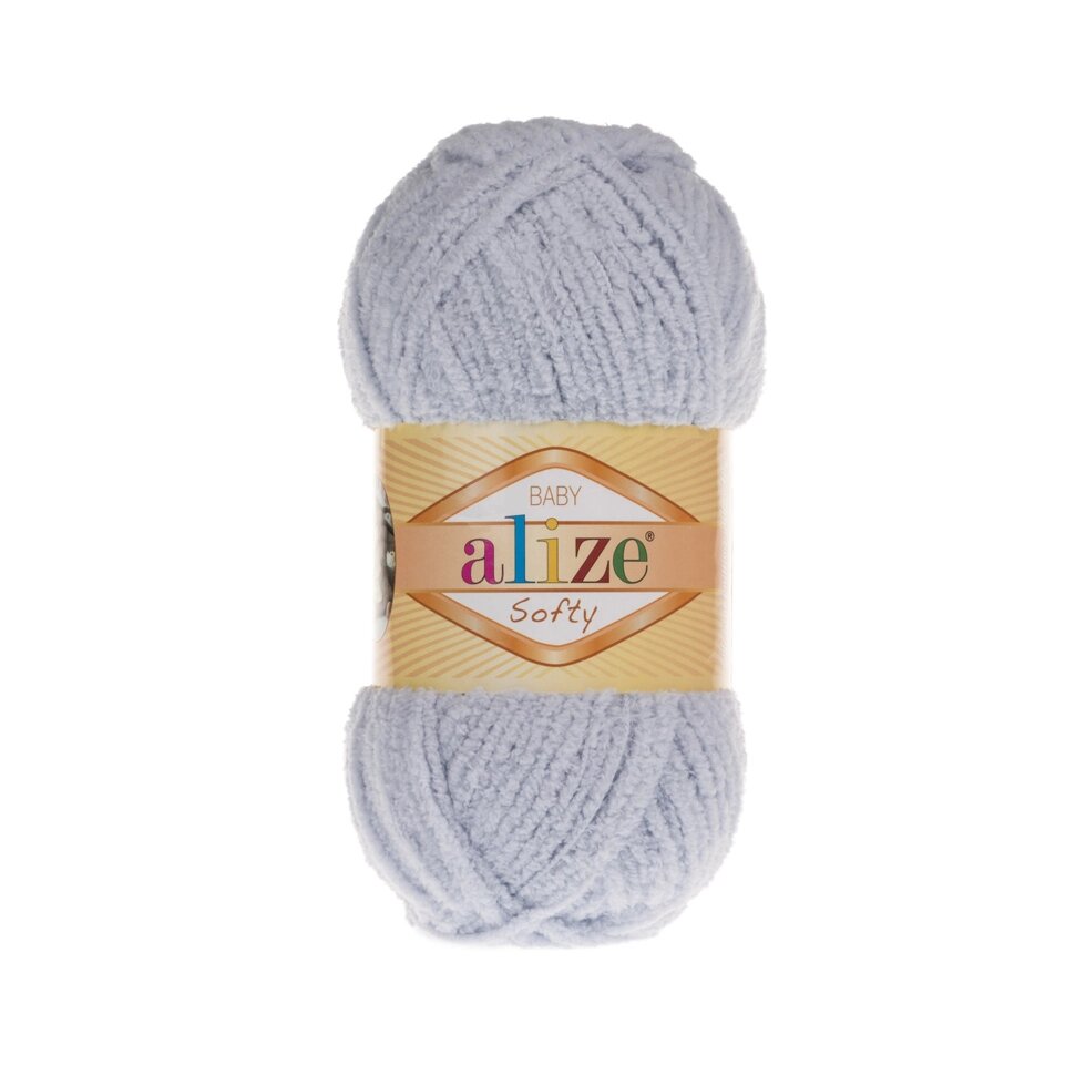 Пряжа ALIZE Softy (светло-голубой) от компании Магазин ШвейМаг - фото 1
