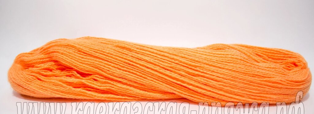Пряжа Пятигорская пасмы  (оранжевый) от компании Магазин ШвейМаг - фото 1