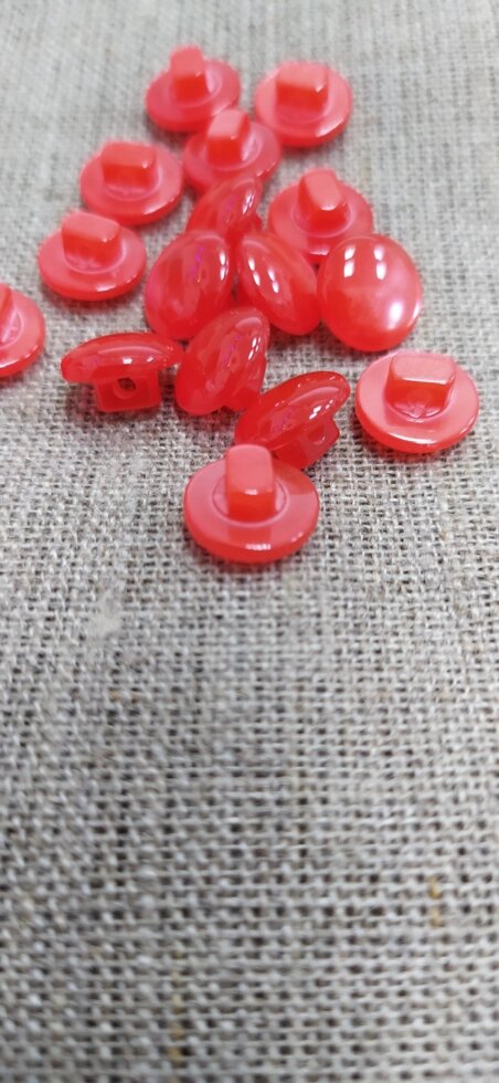Пуговицы блузочные карамелька, 11мм (красный) от компании Магазин ШвейМаг - фото 1