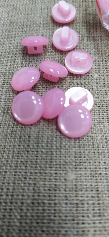Пуговицы блузочные карамелька, 11мм (розовый) от компании Магазин ШвейМаг - фото 1