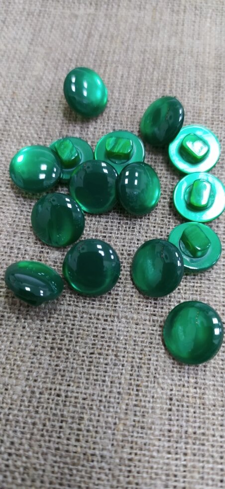 Пуговицы блузочные карамелька, 11мм (зеленый) от компании Магазин ШвейМаг - фото 1
