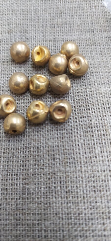 Пуговицы блузочные металлические d-08мм  (золото) от компании Магазин ШвейМаг - фото 1