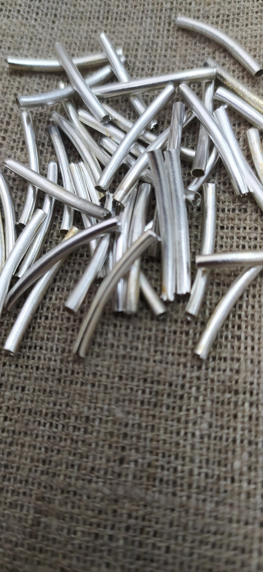 Разделители металл 2см, d-1мм (серебро) от компании Магазин ШвейМаг - фото 1