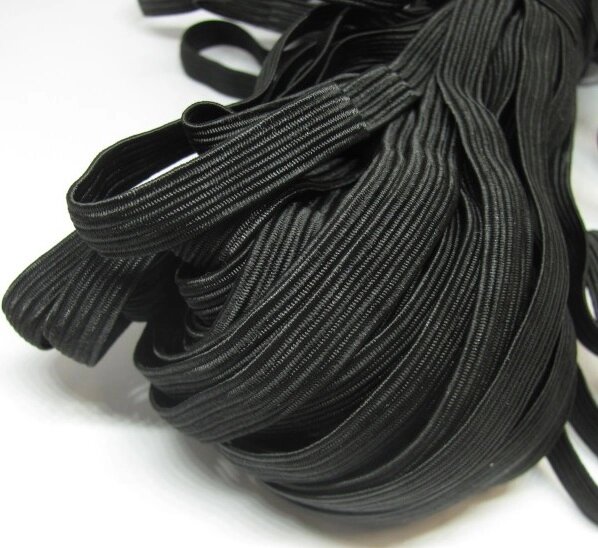 Резинка 8мм, 5м (черная) от компании Магазин ШвейМаг - фото 1