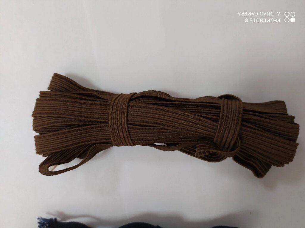 Резинка 8мм, 5м (коричневая) от компании Магазин ШвейМаг - фото 1