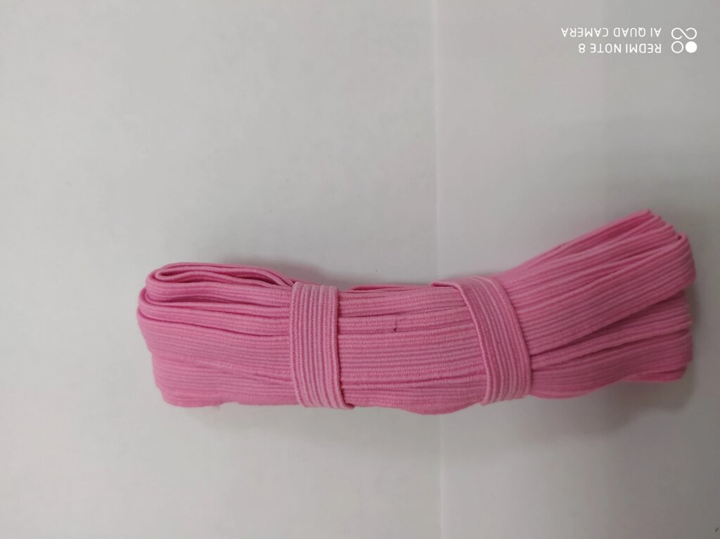 Резинка 8мм, 5м (розовая) от компании Магазин ШвейМаг - фото 1