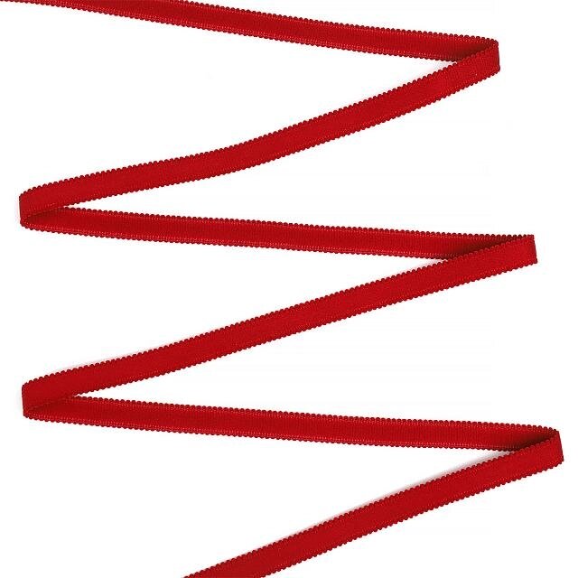 Резинка  для бретелей 10мм (красная) от компании Магазин ШвейМаг - фото 1