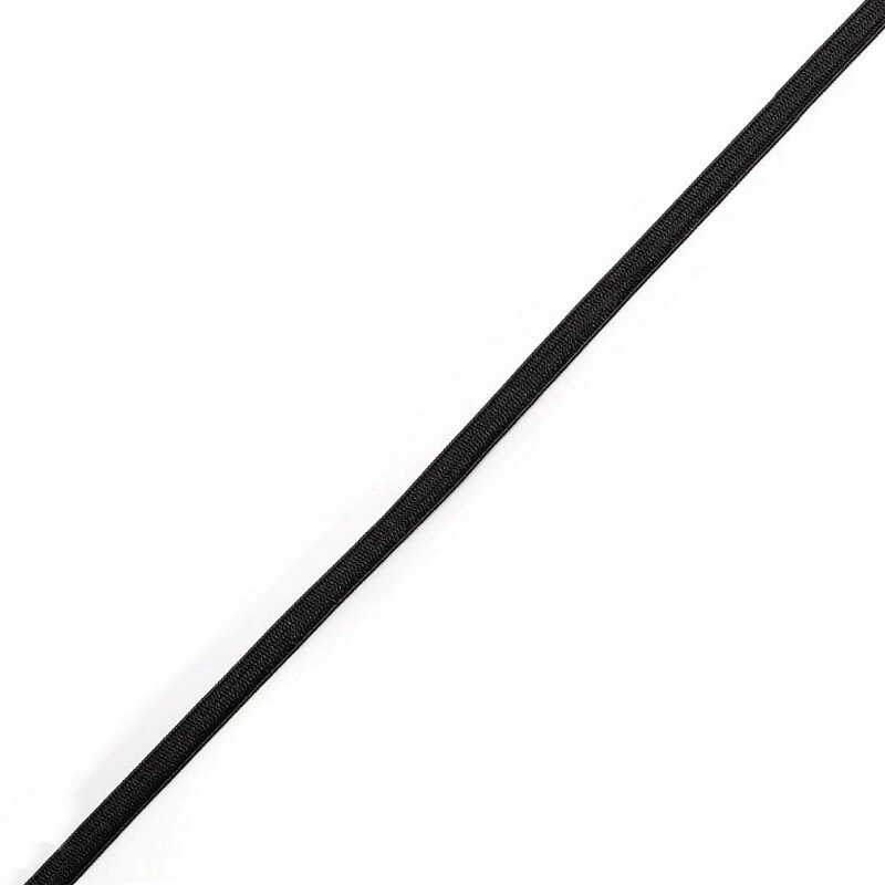 Резинка вязаная 10мм, 50м черная ##от компании## Магазин ШвейМаг - ##фото## 1
