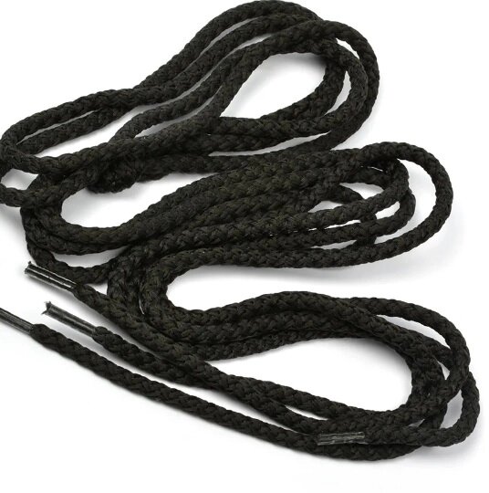 Шнурки круглые 1,2м (черные) от компании Магазин ШвейМаг - фото 1