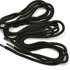 Шнурки круглые 1,5м (черные)
