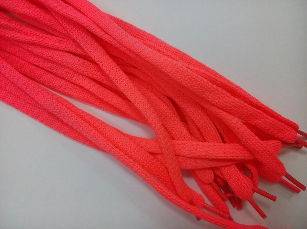 Шнурки плоские 1м (коралл) от компании Магазин ШвейМаг - фото 1