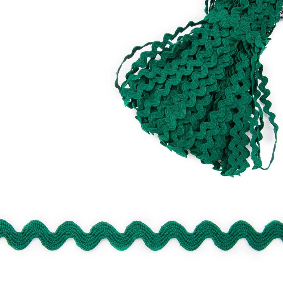 Тесьма отделочная Вьюнчик, шир 5мм (темно-зеленый) от компании Магазин ШвейМаг - фото 1