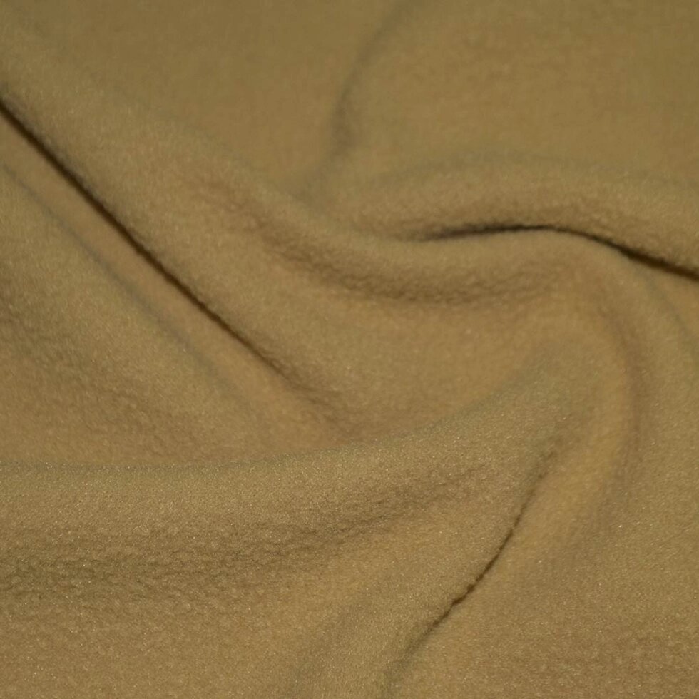 Ткань флис 240гр/м2 шир 1,5м (бежевый) от компании Магазин ШвейМаг - фото 1