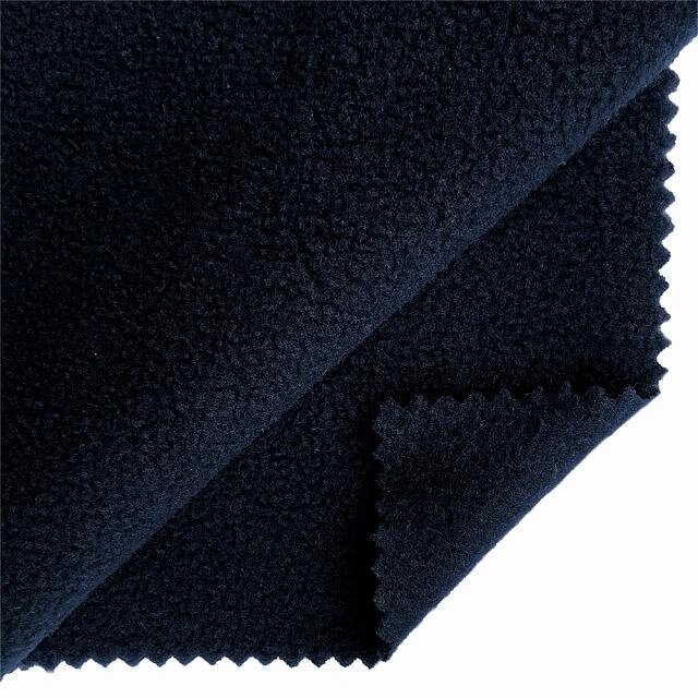 Ткань флис 240гр/м2 шир 1,5м (темно-синий) от компании Магазин ШвейМаг - фото 1