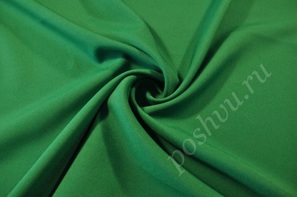 Ткань Габардин 150г/м² 100% ПЭ шир.150см (зеленая трава) от компании Магазин ШвейМаг - фото 1
