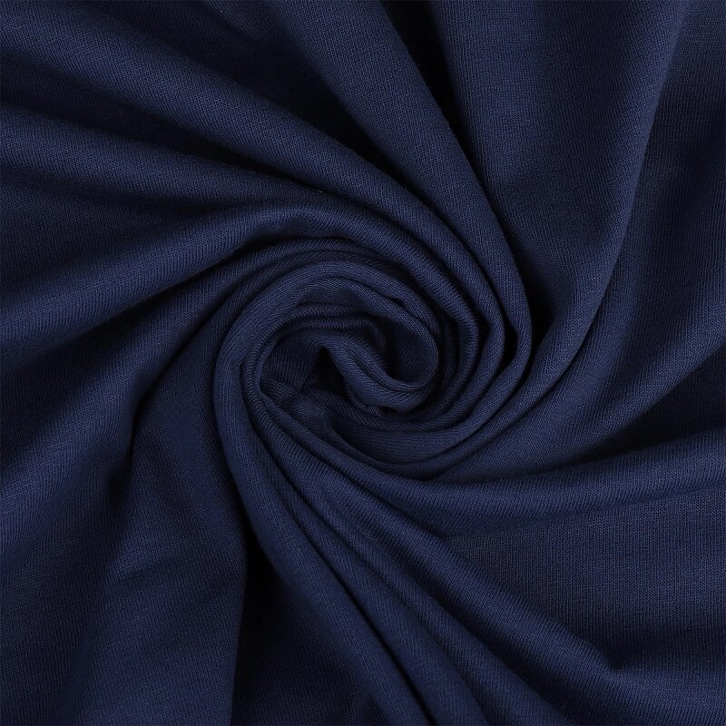 Ткань кулирка гл/крашеный, 145г/м² 100% хлопок шир.100+100см (темно-синий) от компании Магазин ШвейМаг - фото 1
