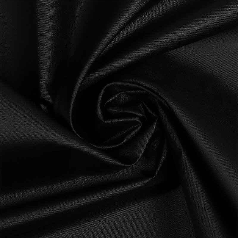 Ткань подкладочная  190 Tex, 67г/м², шир 1,5м, 10м (черная) ##от компании## Магазин ШвейМаг - ##фото## 1