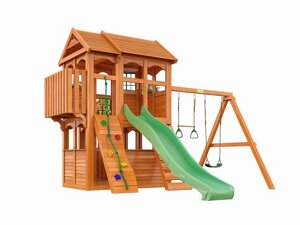Деревянная детская площадка для дачи Клубный домик 3