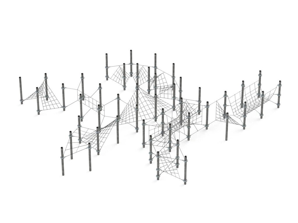 Детская игровая площадка из армированного каната, 370.042 от компании ДетямЮга - фото 1