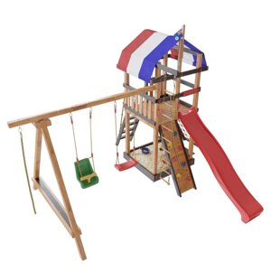 Детская игровая площадка Тасмания Комби (цвет мед + венге)