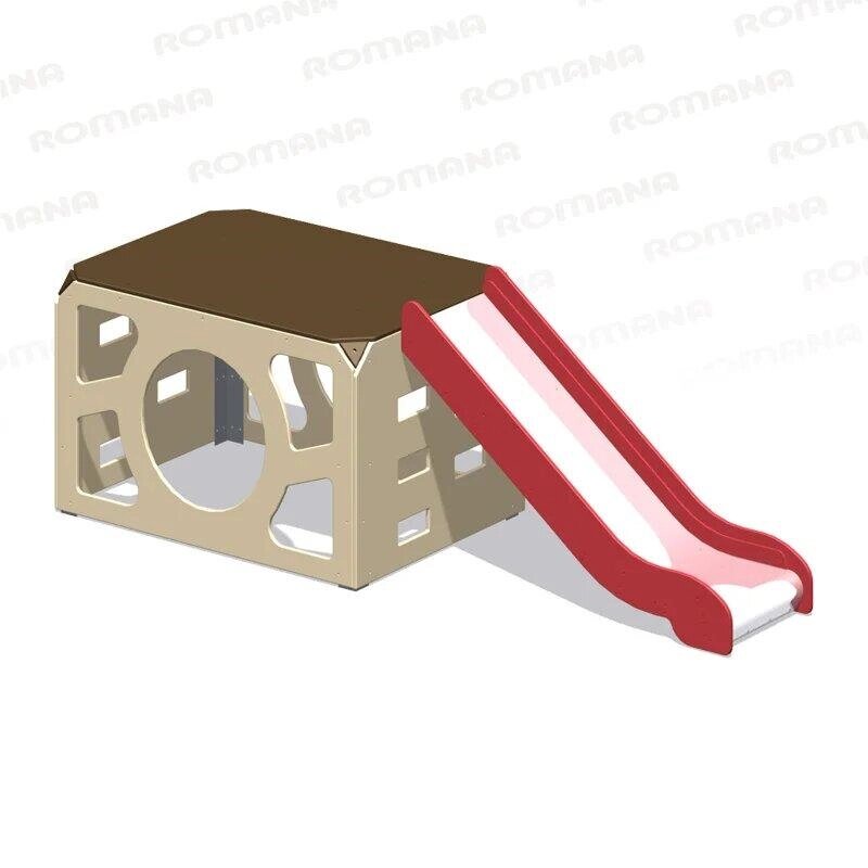 Детский игровой модуль Romana 115.19.00 с горкой от компании ДетямЮга - фото 1