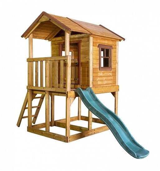 Игровой домик Babygarden, с дверцей, на платформе от компании ДетямЮга - фото 1