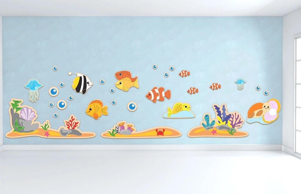 Комплект панно "Под водой" от компании ДетямЮга - фото 1