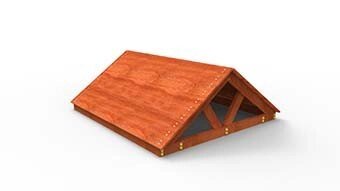 "Крыша деревянная для ДИП Самсон" от компании ДетямЮга - фото 1