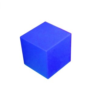 Куб деревянный цветной 300х300х300 мм
