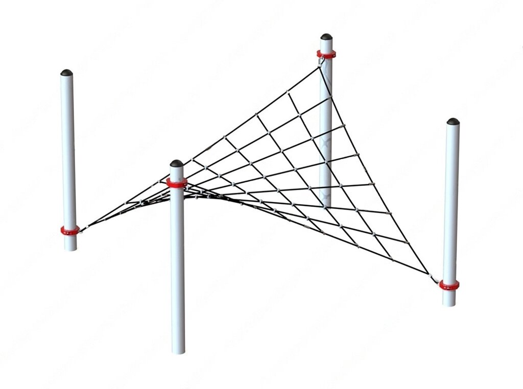 Модульный канатный комплекс 6 от компании ДетямЮга - фото 1