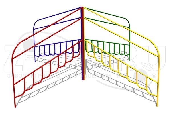Оборудование для детских площадок АО ЗИОН1 ЭЛ001 Лаз «Звездочка» от компании ДетямЮга - фото 1