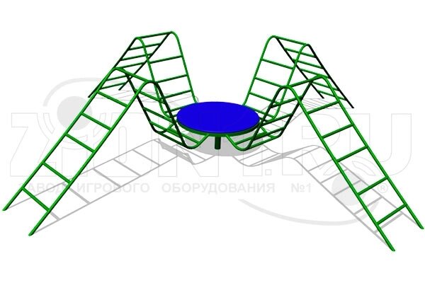 Оборудование для детских площадок АО ЗИОН1 ЭЛ002 Лаз «Паучок» от компании ДетямЮга - фото 1