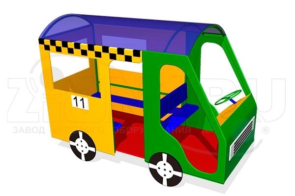 Оборудование для детских площадок АО ЗИОН1 ИМ007 Игровой макет «Автобус» от компании ДетямЮга - фото 1