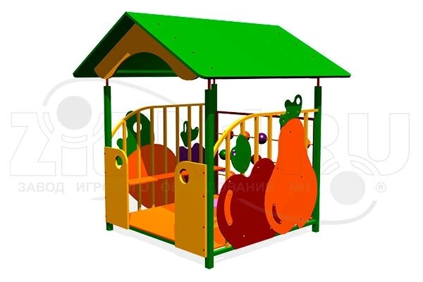 Оборудование для детских площадок АО ЗИОН1 ИМ013 Детский игровой домик «Магазин» от компании ДетямЮга - фото 1