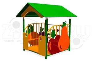 Оборудование для детских площадок АО ЗИОН1 ИМ013 Детский игровой домик «Магазин»