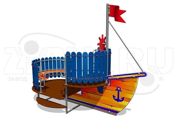 Оборудование для детских площадок АО ЗИОН1 ИМ032 Игровой макет «Мореплаватель» от компании ДетямЮга - фото 1