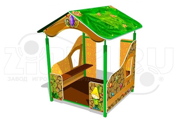 Оборудование для детских площадок АО ЗИОН1 ИМ135 Детский игровой домик «Гном У1» от компании ДетямЮга - фото 1