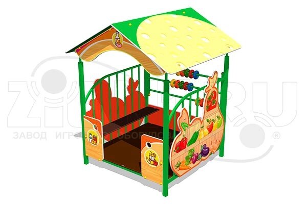 Оборудование для детских площадок АО ЗИОН1 ИМ136 Детский игровой домик «Магазин У1» от компании ДетямЮга - фото 1